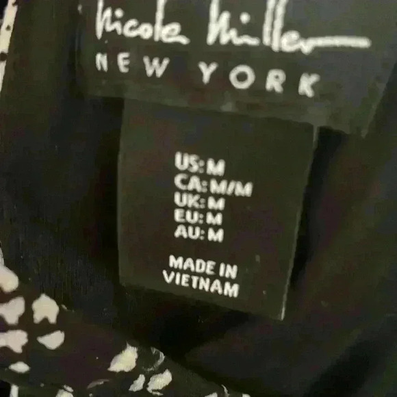 Nicole Miller Halter neckline a-line with Side Pockets, Size M, snake print - Picture 6 of 10